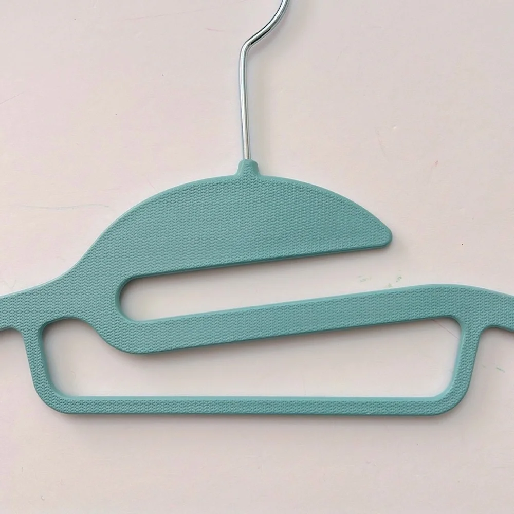 12 green hangers nonslip space saving slimline swivel strap hooks tie organizer